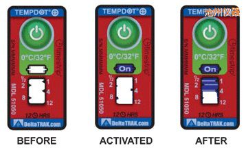 滄州溫度指示標(biāo)簽 累計(jì)上升時(shí)間/溫度的標(biāo)簽