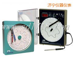 濟寧電子圓形溫濕度記錄儀