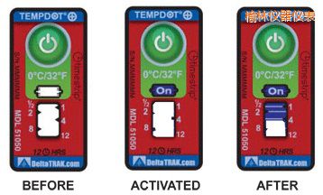 榆林溫度指示標(biāo)簽 累計上升時間/溫度的標(biāo)簽