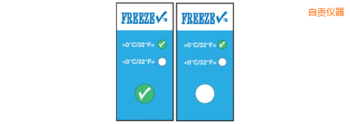 自貢溫度指示標(biāo)簽 冷凍檢查 Thermolabels